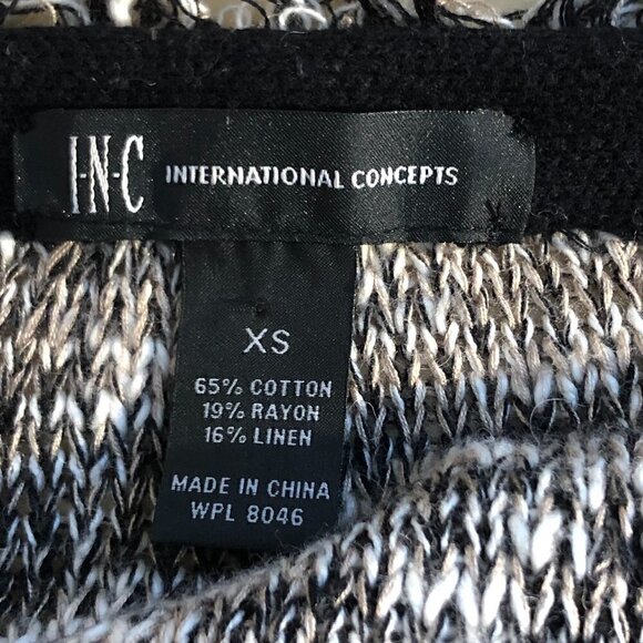 INC International Concepts Linen Blend Cardigan - Whimsigoth - Picture 2 of 11